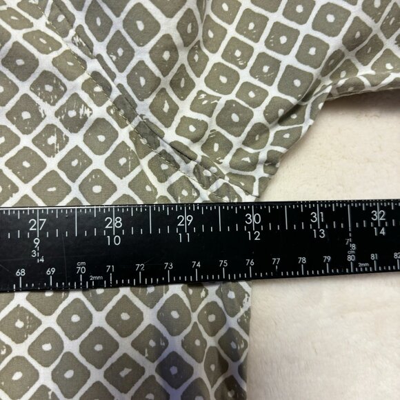 Manaloa Mens Aloha Pullover Hawaiian Short Sleeve Shirt 3XL Tan ‘UPENA - Picture 10 of 15